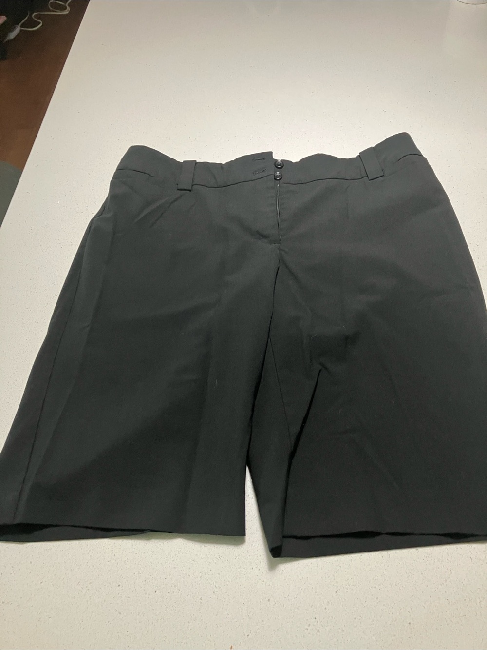Express Black Women's Tailored Bermuda Shorts